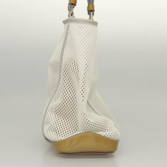 PRADA Shoulder Bag Nylon White Silver - Picture 5 of 13